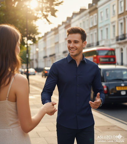 The choice one - Men's Muscle Fit Stretch Shirt