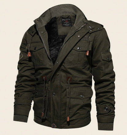 Jacket town to trail - Warm utility Jacket - Fleece faux - smart casual winter - men´s field jacket