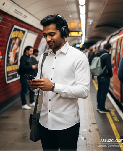 The choice one - Men's Muscle Fit Stretch Shirt