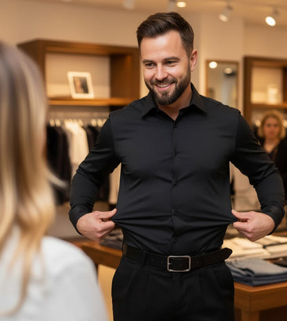 The choice one - Men's Muscle Fit Stretch Shirt