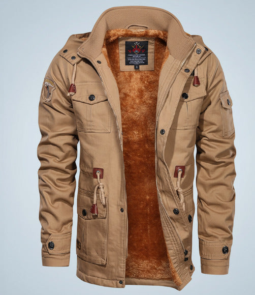 Jacket town to trail - Warm utility Jacket - Fleece faux - smart casual winter - men´s field jacket