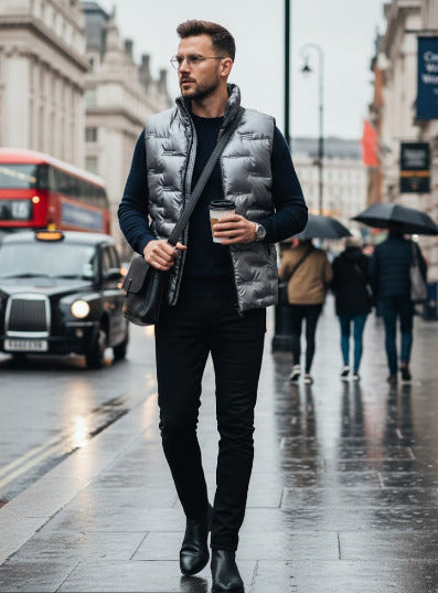 Stylish Glow Puffer Vest - The difference in your winter
