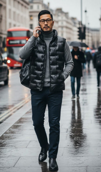 Stylish Glow Puffer Vest - The difference in your winter