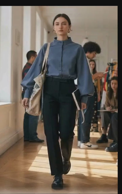 The Vintage Bell-Shaped Blouse