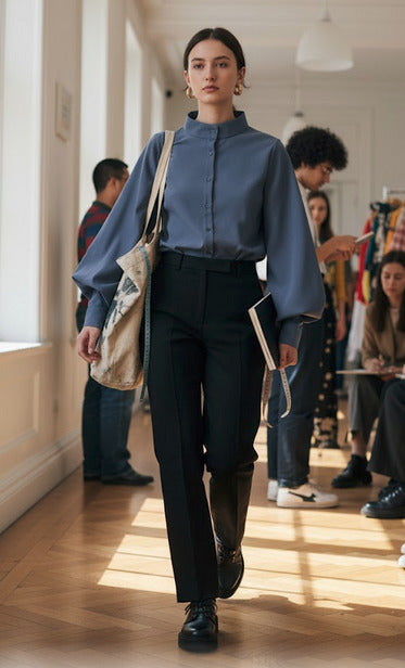 The Vintage Bell-Shaped Blouse